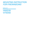 Mounting instruction for Door System fire windows