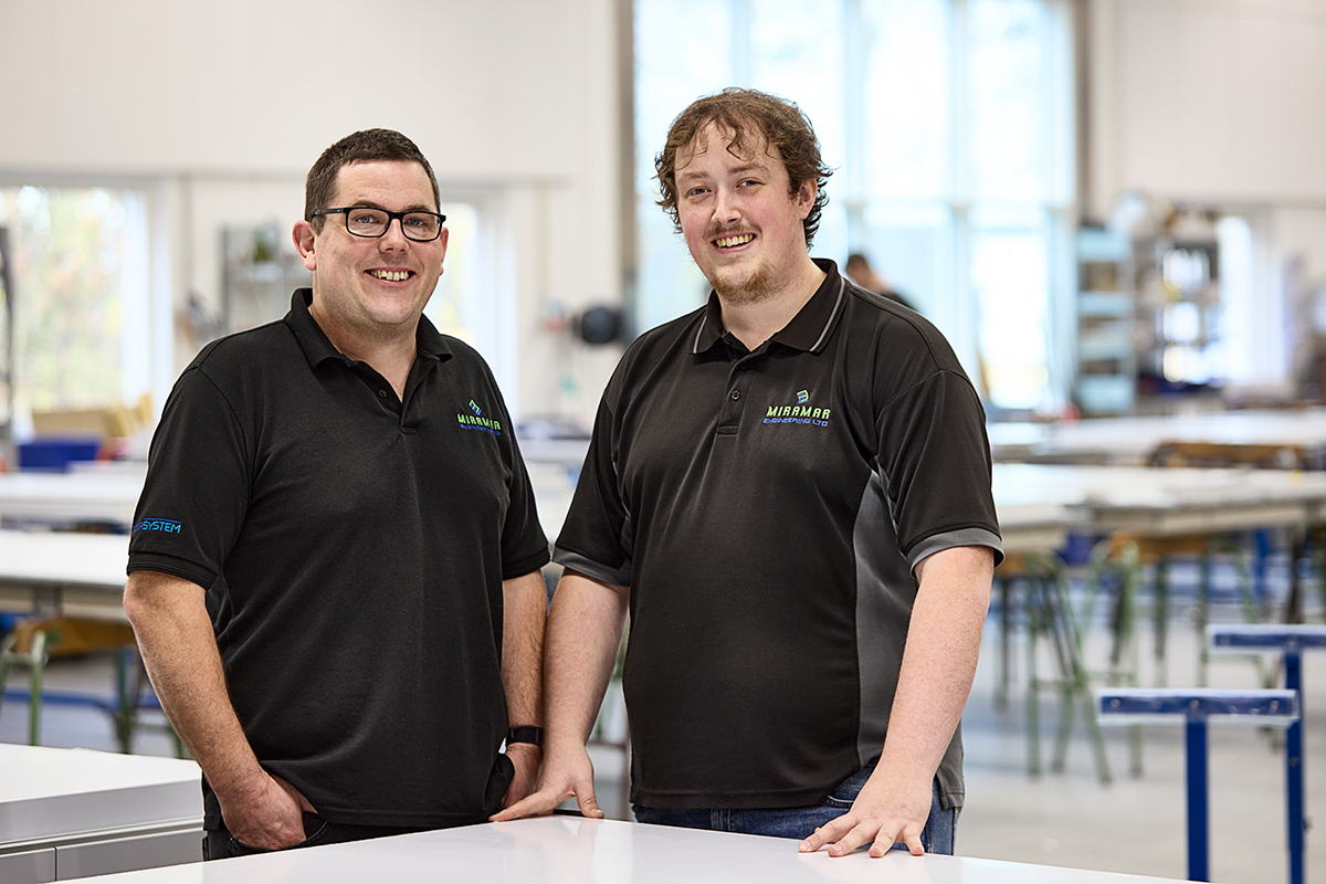 Greg and James from Miramar in Door System production facilities